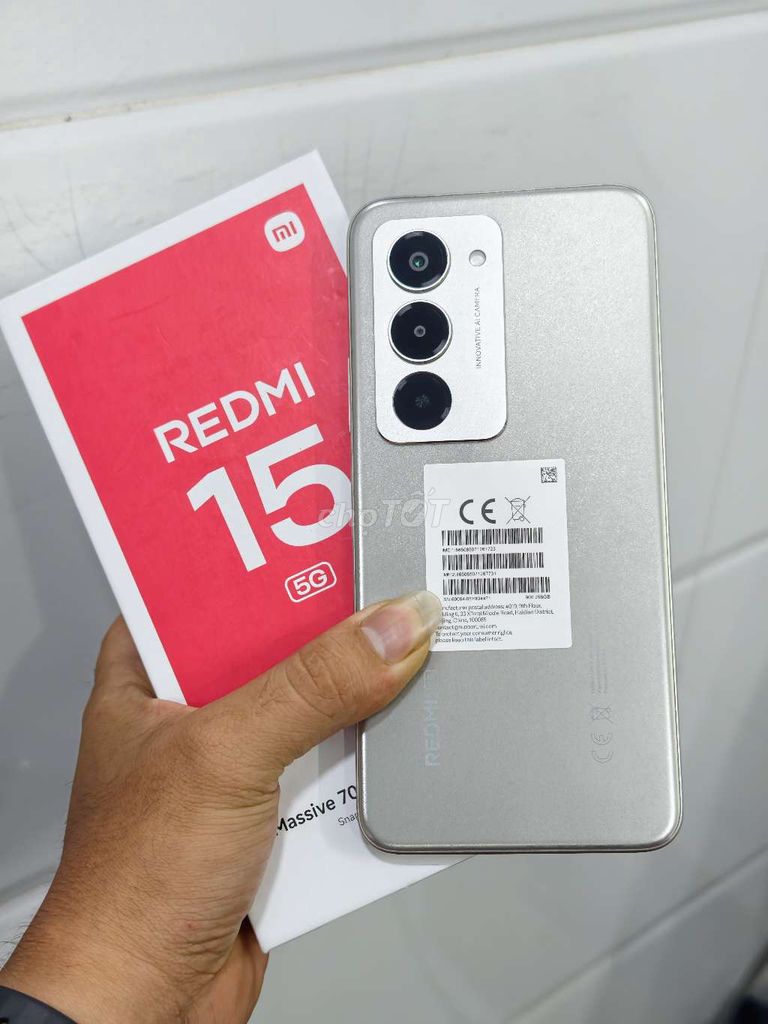 Xiaomi Redmi 15 5G 256GB Bạc. Mua bán Điện thoại tại Quận Bình Tân Tp Hồ Chí Minh được đăng bởi Trần Thanh hình 1