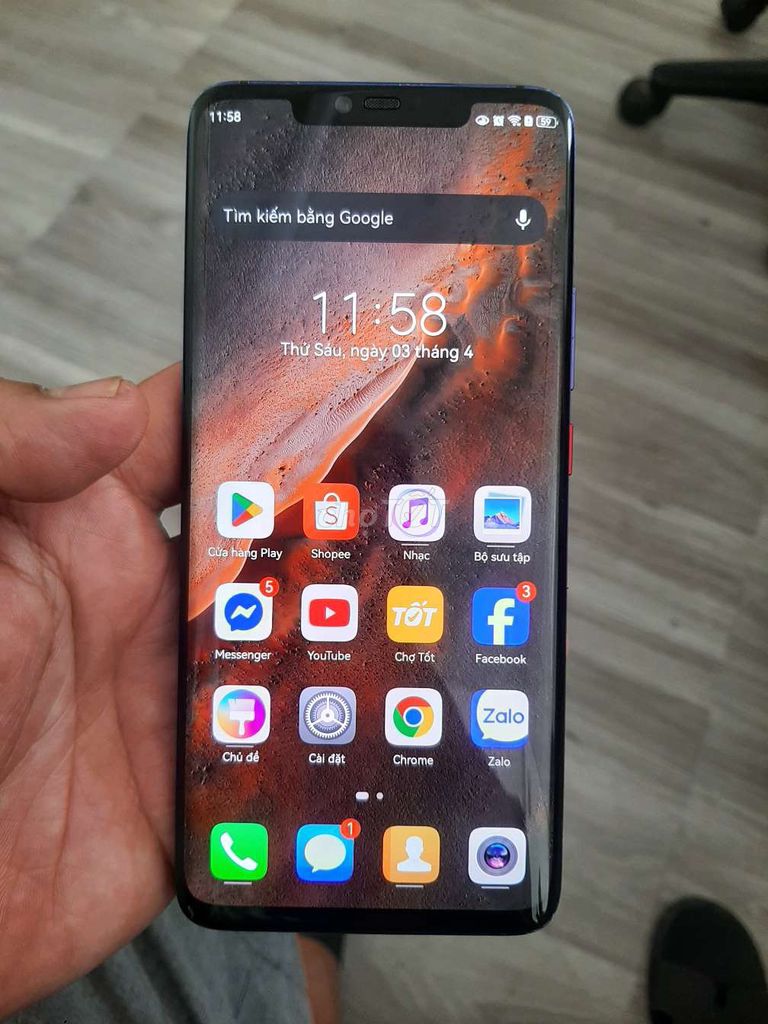 Huawei Mate 20 Pro 128GB Xanh đen. Mua bán Điện thoại tại Huyện Phong Điền Cần Thơ được đăng bởi nam hình 1