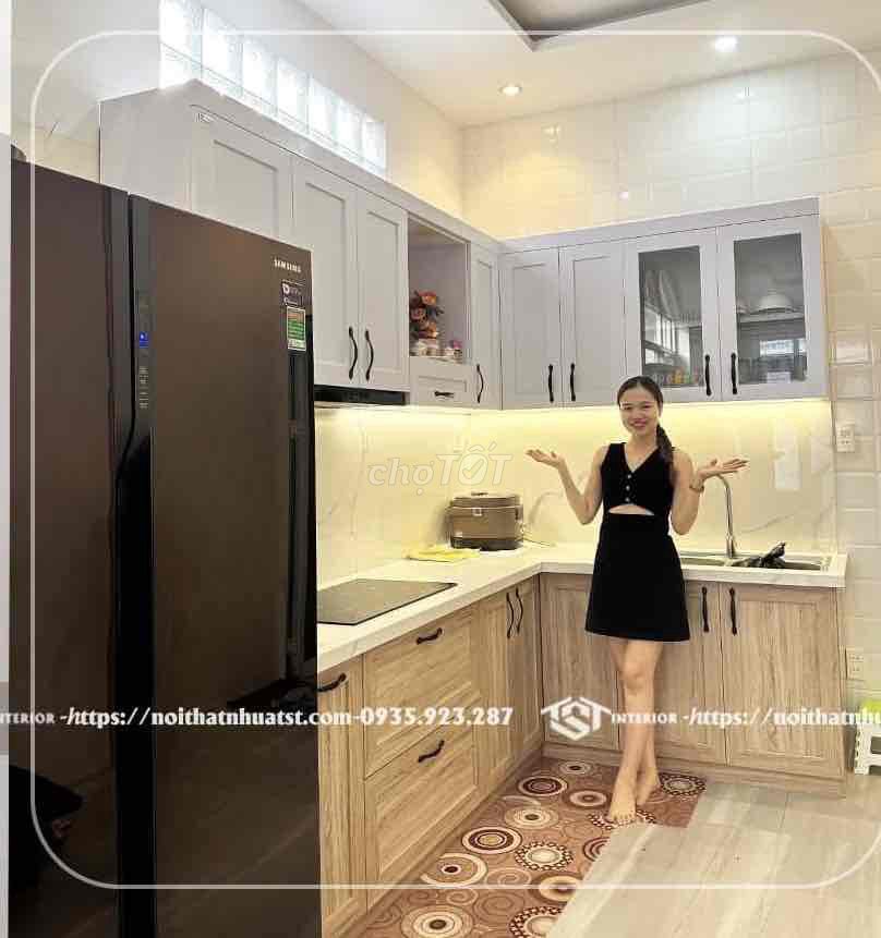 Thiết kế,thi công tủ bếp nhựa Tân cổ điển uy tín. Dịch vụ tại Quận Liên Chiểu Đà Nẵng được đăng bởi Nội thất bếp trọn gói TST  hình 1