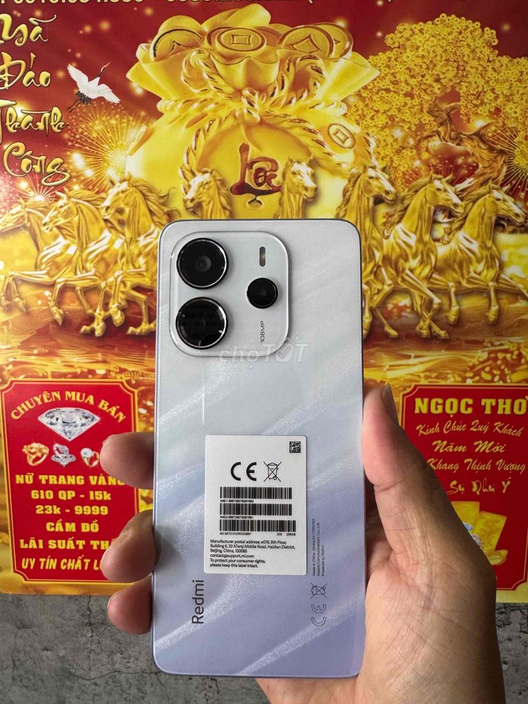 Redmi Note 14 ram8 bộ nhớ cao 256 ken bảo hành dài. Mua bán Điện thoại tại Quận Ninh Kiều Cần Thơ được đăng bởi CẦM ĐỒ TRUNG HẬU   hình 1