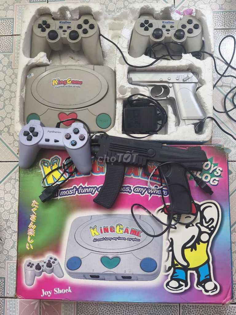 Máy chơi game KingGame FunStation Xám. Mua bán Thiết bị chơi game tại Quận 6 Tp Hồ Chí Minh được đăng bởi Quốc Phong hình 1