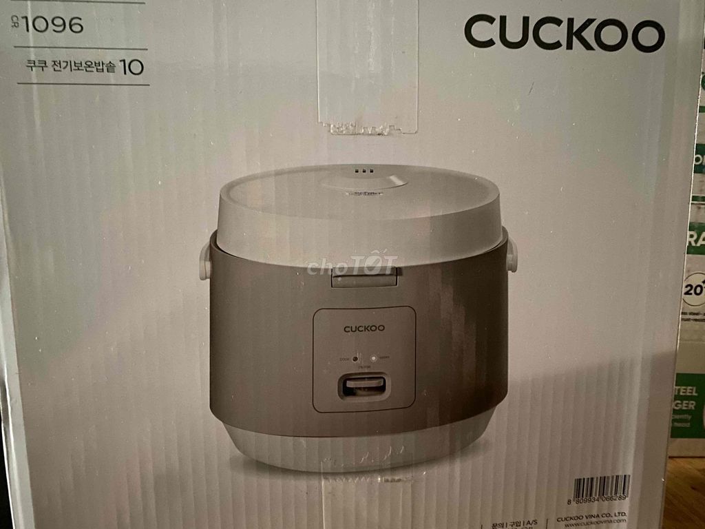 Nồi cơm điện Cuckoo Xám trắng chống dính. Mua bán Bếp, lò, đồ điện nhà bếp tại Thành phố Đồng Xoài Bình Phước được đăng bởi Minh Anh hình 1