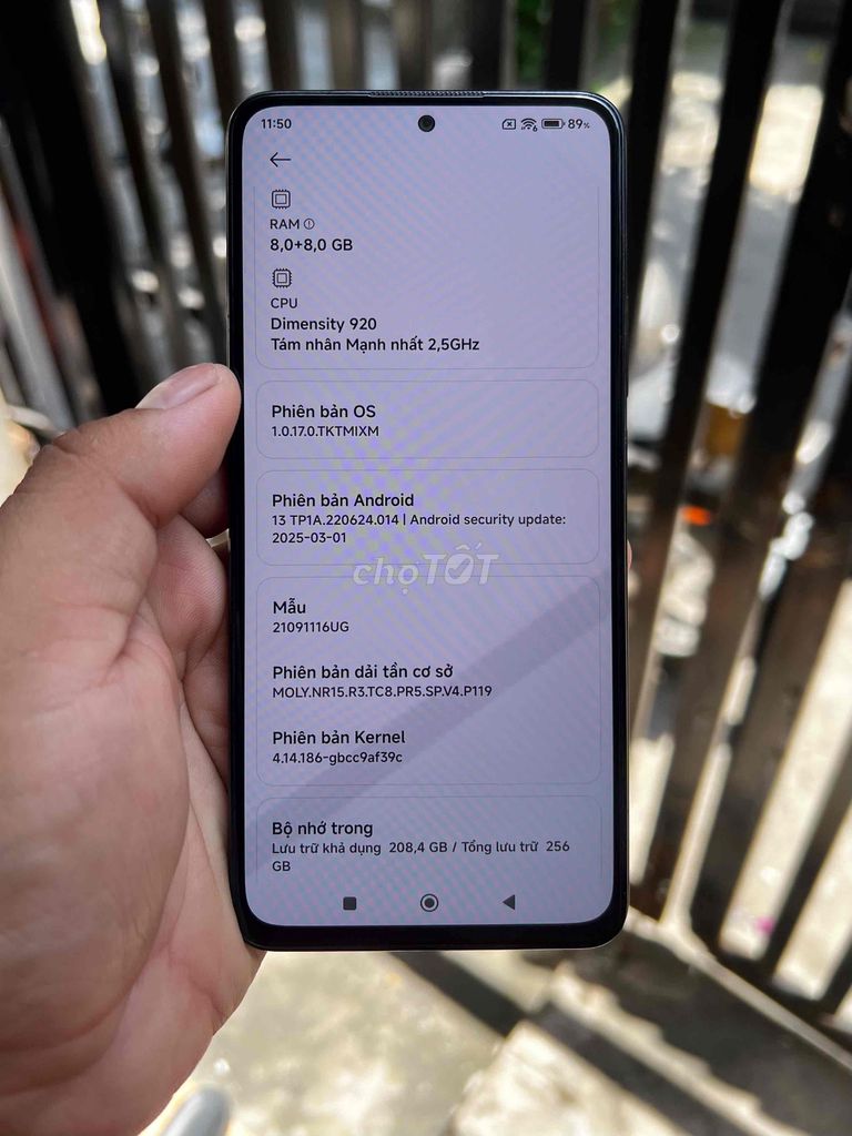 Xiaomi Redmi Note 11 Pro Plus 256GB Xám. Mua bán Điện thoại tại Thành phố Thủ Đức Tp Hồ Chí Minh được đăng bởi Phong đồ công nghệ củ hình 1