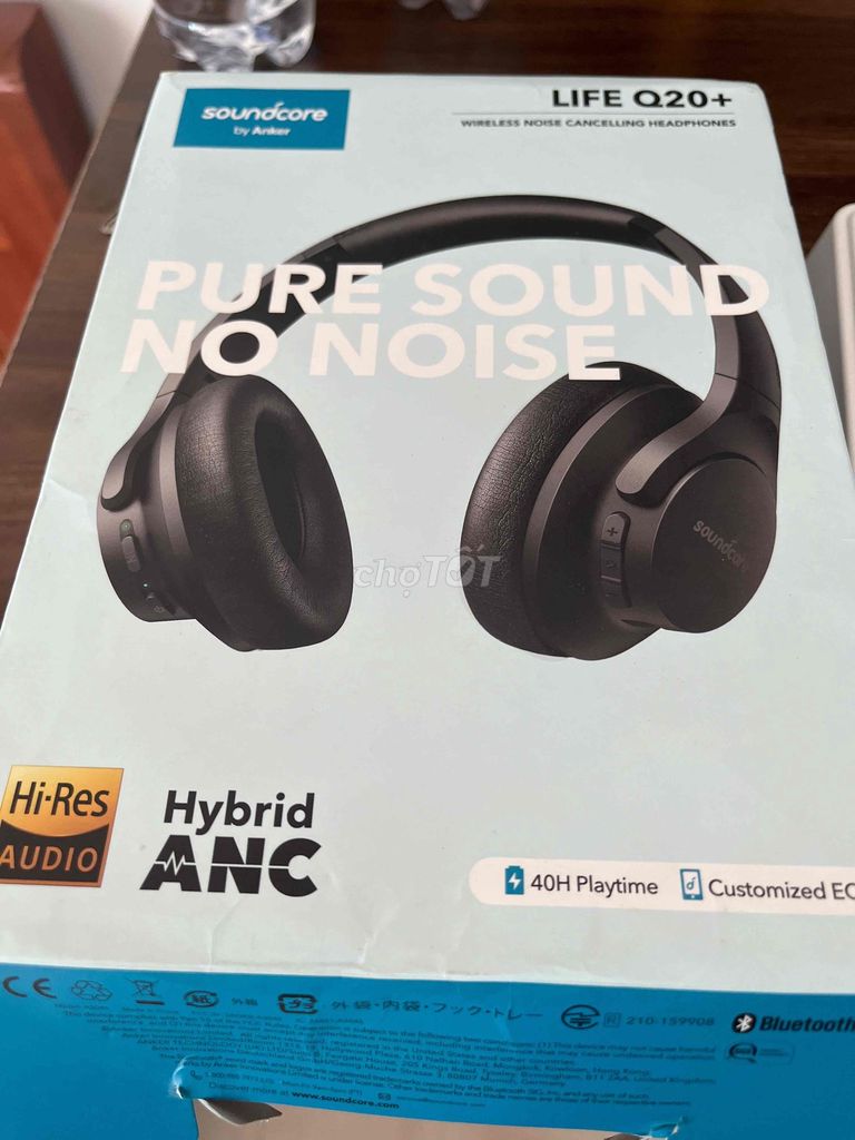 Tai nghe Soundcore Life Q20+ Đen Chống ồn. Mua bán Tivi, Âm thanh tại Quận Thanh Khê Đà Nẵng được đăng bởi Trần Hữu Toàn hình 1