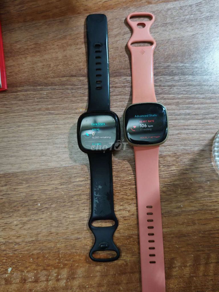 Fitbit Versa 3 Đen, Hồng. Mua bán Thiết bị đeo thông minh tại Quận Hải An Hải Phòng được đăng bởi hải anh hình 1