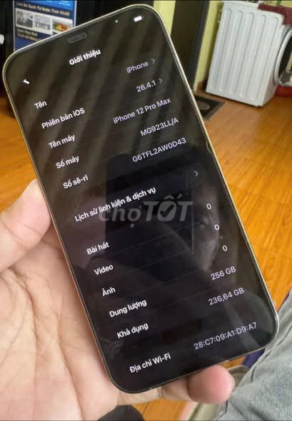 iPhone 12 Pro Max 256GB Vàng. Mua bán Điện thoại tại Quận 5 Tp Hồ Chí Minh được đăng bởi Hội Đồ Điện Tử hình 1