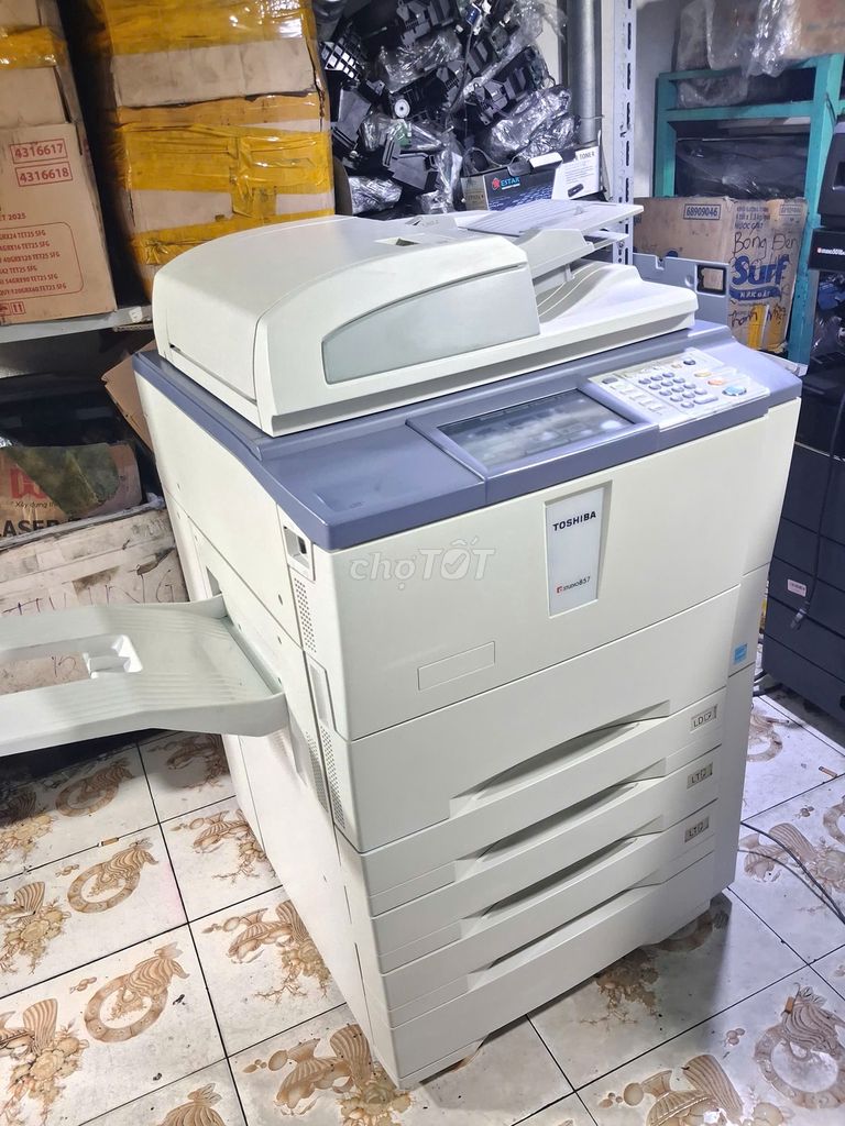 Máy photocopy Toshiba 857 Trắng, Đẹp. Mua bán Đồ dùng văn phòng tại Quận 12 Tp Hồ Chí Minh được đăng bởi thiết bị văn phòng hình 1