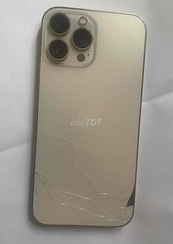 Apple iPhone 13 Pro Max 128GB Vàng Vỡ lưng. Mua bán Điện thoại tại Quận Long Biên Hà Nội được đăng bởi Phuc Quy hình 1