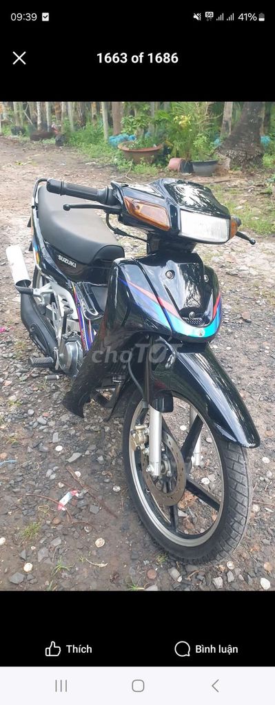 Suzuki Satria 2000 màu Đen. Mua bán Xe máy tại Thành phố Sa Đéc Đồng Tháp được đăng bởi Hoa Kiểng Ngọc Ngân HKD hình 5