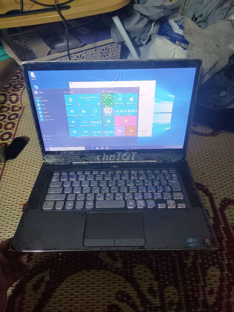 Laptop dell xps zin,full chức năng,pin kém