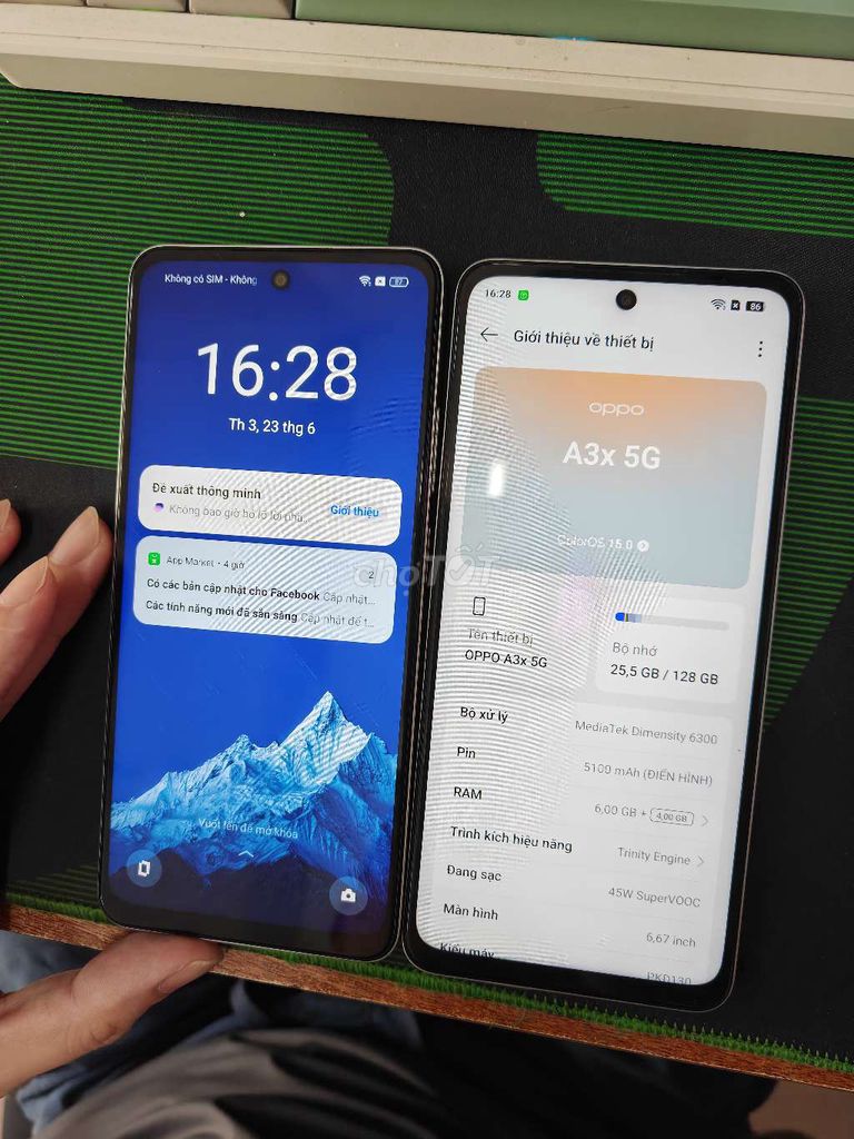 Oppo A3x 5G zin đẹp, pin siêu khỏe. Mua bán Điện thoại tại Quận Thanh Xuân Hà Nội được đăng bởi cửa hàng điện thoại giá rẻ hình 1