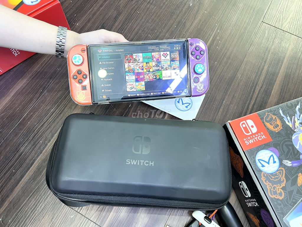 Nintendo Switch Oled Splatoon 3 Cũ Modchip 256gb