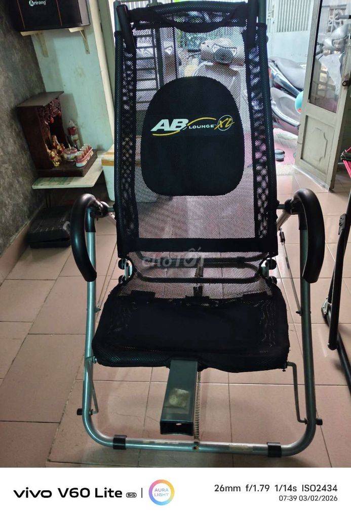 Ghế tập bụng AB Lounge XL Đen. Mua bán Đồ thể thao, Dã ngoại tại Quận Phú Nhuận Tp Hồ Chí Minh được đăng bởi Trần quang minh hình 1