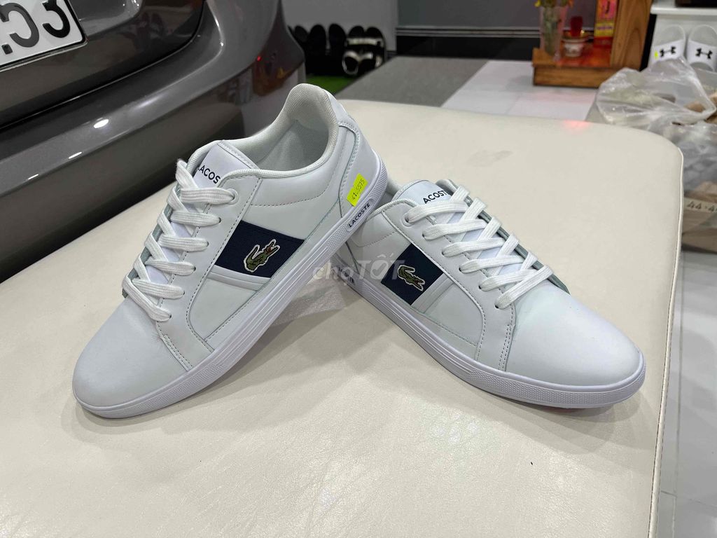 Lacoste size 41(UK:7,5), made in THAILAND, mới 99%