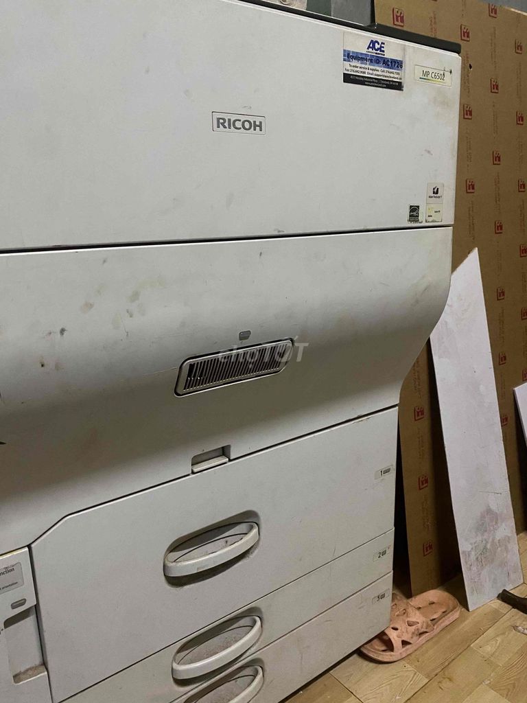 Máy photocopy Ricoh C6502 Trắng. Mua bán Đồ dùng văn phòng tại Thành phố Buôn Ma Thuột Đắk Lắk được đăng bởi Tịnh hình 1