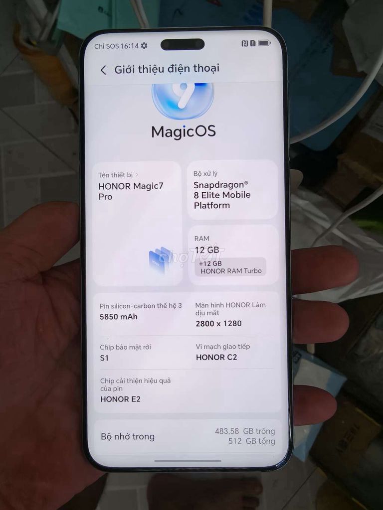 Honor Magic7 Pro 12GB/512GB Quốc tế. Mua bán Điện thoại tại Thành phố Bến Tre Bến Tre được đăng bởi Từ Tuấn Bến Tre hình 1