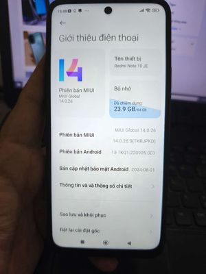 Redmi note 10 5G. Mua bán Điện thoại tại Quận Ninh Kiều Cần Thơ được đăng bởi Vunh chùa