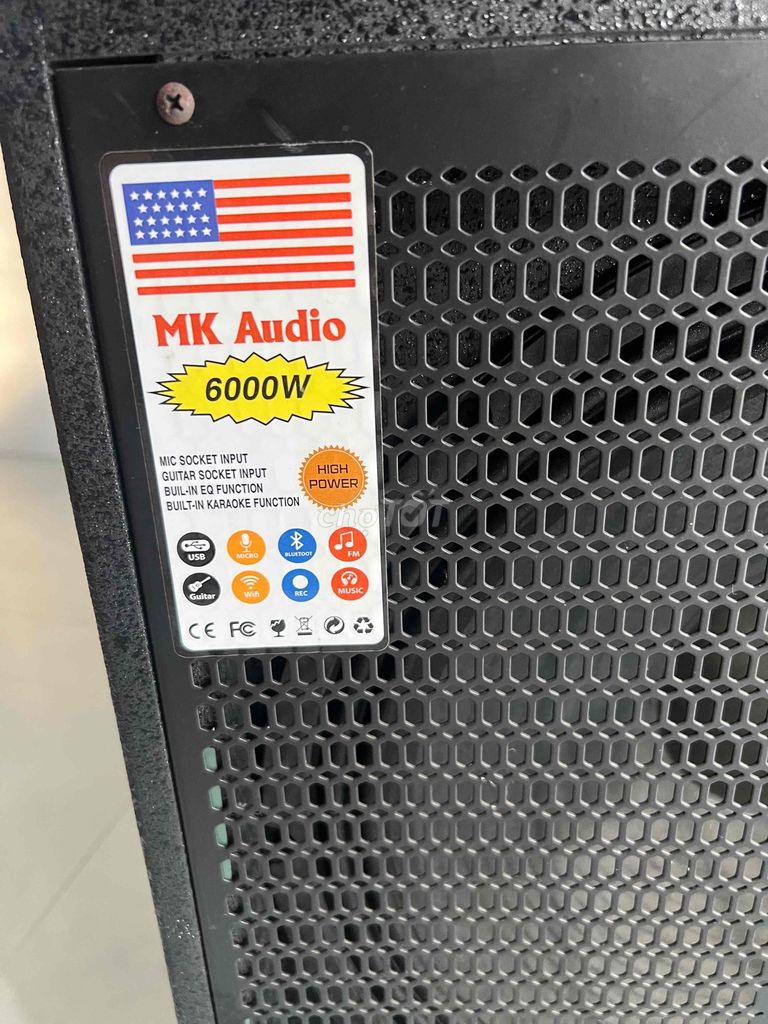 Loa kéo MK Audio 6000W Bluetooth USB AUX Đen. Mua bán Tivi, Âm thanh tại Thị xã Tân Uyên Bình Dương được đăng bởi Trường công hình 1