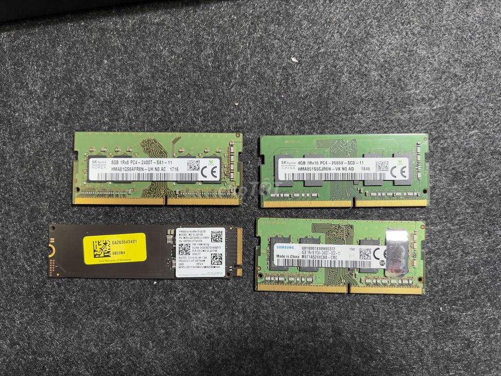 RAM SK Hynix 4GB DDR4 2400T. Mua bán Linh kiện (RAM, Card...) tại Huyện Ứng Hòa Hà Nội được đăng bởi Anh Hoa hình 1