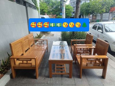 Bộ salon gỗ sồi Nga. Mua bán Bàn ghế tại Quận Phú Nhuận Tp Hồ Chí Minh được đăng bởi Văn Thọ