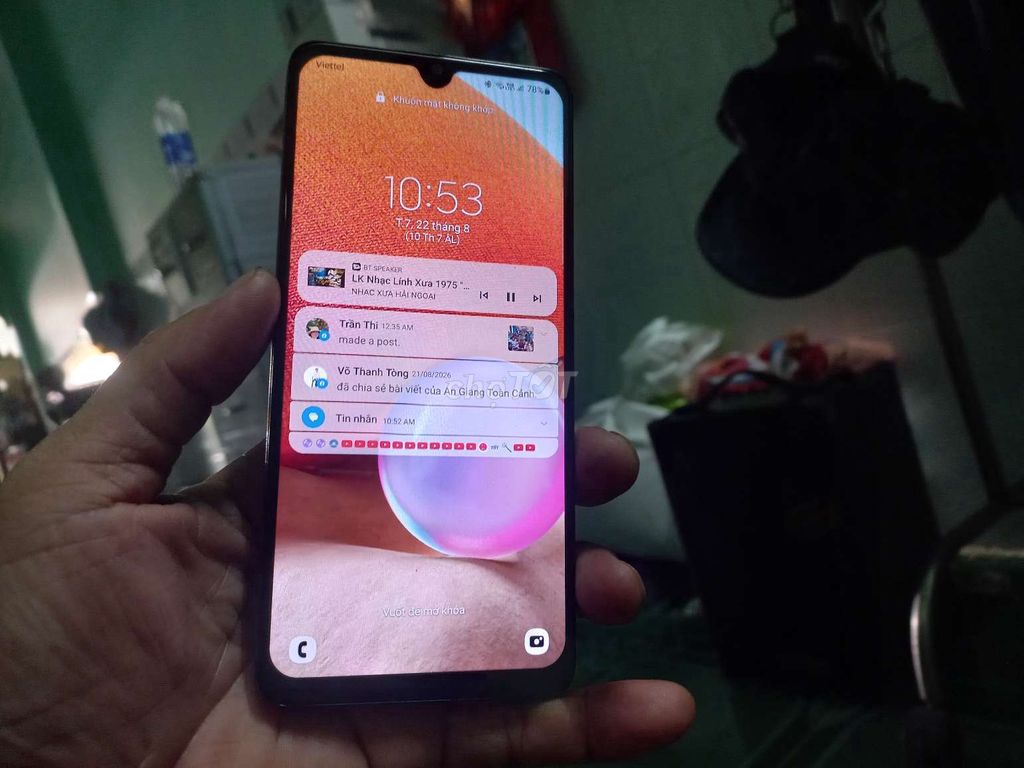 Samsung A32  6gb/128gb màn mới Mất vân tay full cn. Mua bán Điện thoại tại Thành phố Long Xuyên An Giang được đăng bởi vo thanh kim hình 1