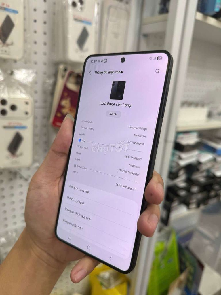 Samsung Galaxy S25 Edge Đen. Mua bán Điện thoại tại Quận Thanh Xuân Hà Nội được đăng bởi Hải hình 1