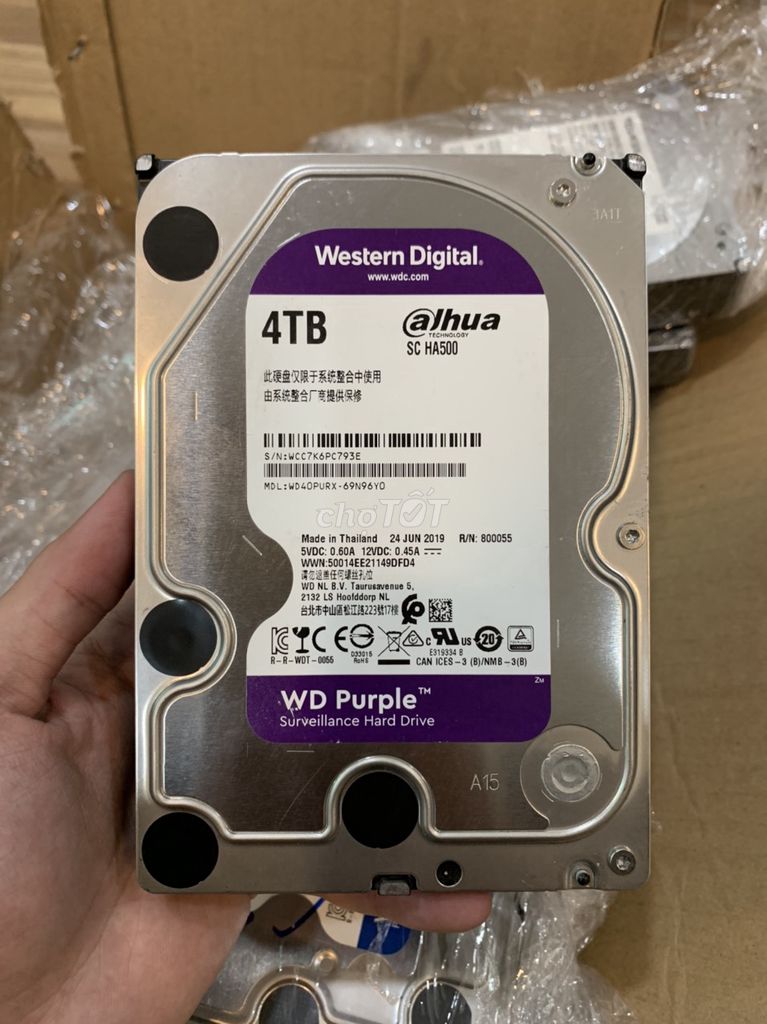 HDD Western Purple 4TB