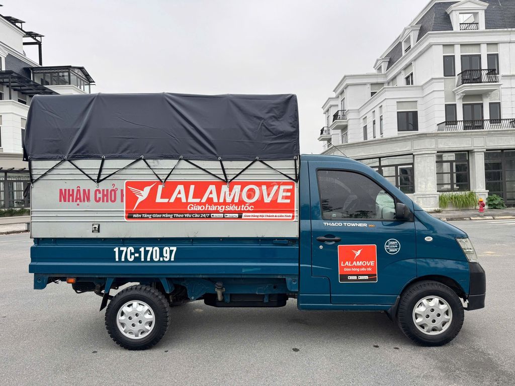 BÁN XE TOWNER990 -THÙNG MUI BẠT – XANH - NĂM 2022. Mua bán Xe tải, xe ben tại Thành phố Thái Bình Thái Bình được đăng bởi vũ quý tưởng hình 4