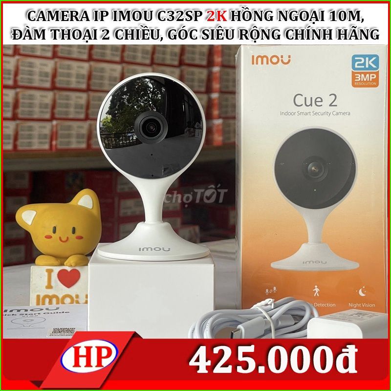 Camera IP Imou C32SP Cue 2 Trắng. Mua bán Máy ảnh, Máy quay tại Quận Ninh Kiều Cần Thơ được đăng bởi PHƯỚC HIỆP hình 1