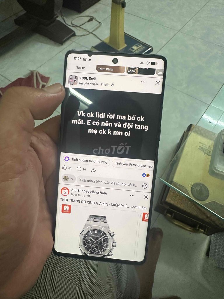 Google Pixel 7 Pro 128GB Đen Đã sử dụng. Mua bán Điện thoại tại Quận Bình Tân Tp Hồ Chí Minh được đăng bởi a vinh hình 1