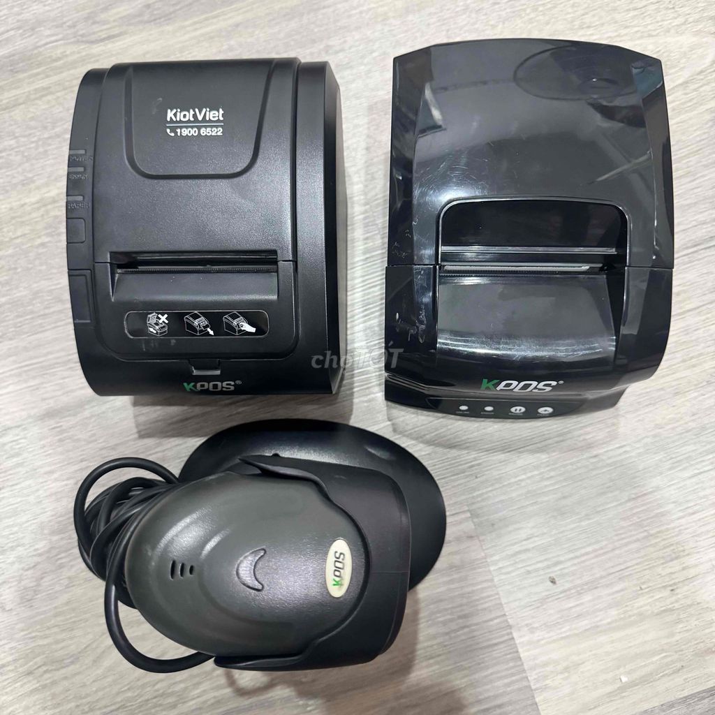 Combo máy In bill - in tem - máy quét Kiotviet. Mua bán Đồ dùng văn phòng tại Quận Bình Thạnh Tp Hồ Chí Minh được đăng bởi Cửa hàng Thiết bị điện tử QPOS hình 1