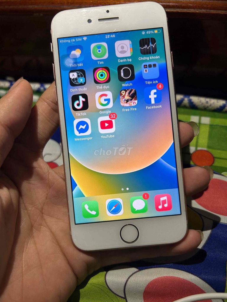 Apple iPhone 8 Trắng iOS 16.1. Mua bán Điện thoại tại Huyện Hòa Bình Bạc Liêu được đăng bởi Cu Nguyen Loc hình 1