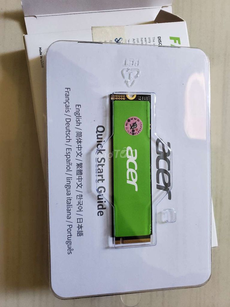 Ổ cứng SSD Acer FA200 1TB Mới. Mua bán Linh kiện (RAM, Card...) tại Huyện Phú Vang Thừa Thiên Huế được đăng bởi Tran Quang Ho hình 1