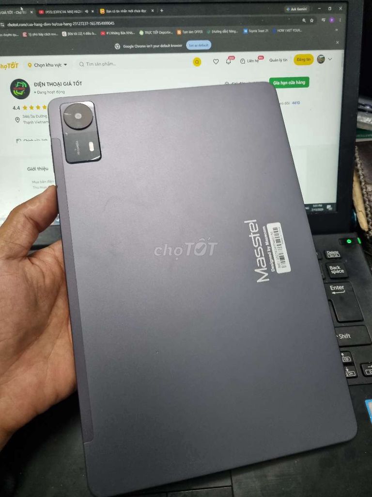 Masstel Tab 11 Pro 4GB.128GB UNISOC T606 PIN 8000. Mua bán Máy tính bảng tại Quận Bình Thạnh Tp Hồ Chí Minh được đăng bởi Dân Mobile hình 1