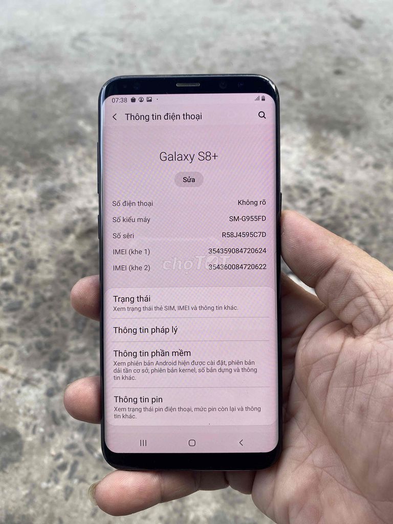 Samsung Galaxy S8+ Đen. Mua bán Điện thoại tại Quận Bình Tân Tp Hồ Chí Minh được đăng bởi toàn Đồ Cũ hình 1