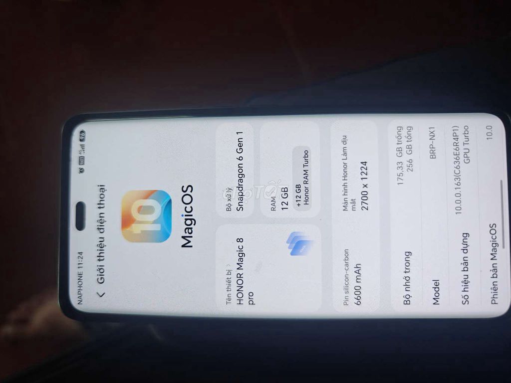 Honor X9c 256GB Trắng 12GB. Mua bán Điện thoại tại Huyện Lộc Ninh Bình Phước được đăng bởi Binh Nguyen hình 1
