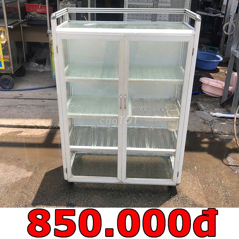 Tủ Trưng Bày Nhôm Kính Bạc Đã Sử Dụng Đẹp 90%. Mua bán Tủ, kệ gia đình tại Quận 8 Tp Hồ Chí Minh được đăng bởi Thanh lý HD hình 1