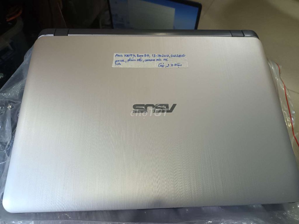 Asus X407U i3-7020U ram8gb ssd240gb mỏng đẹp. Mua bán Laptop tại Quận Hải Châu Đà Nẵng được đăng bởi Anh Lý hình 1