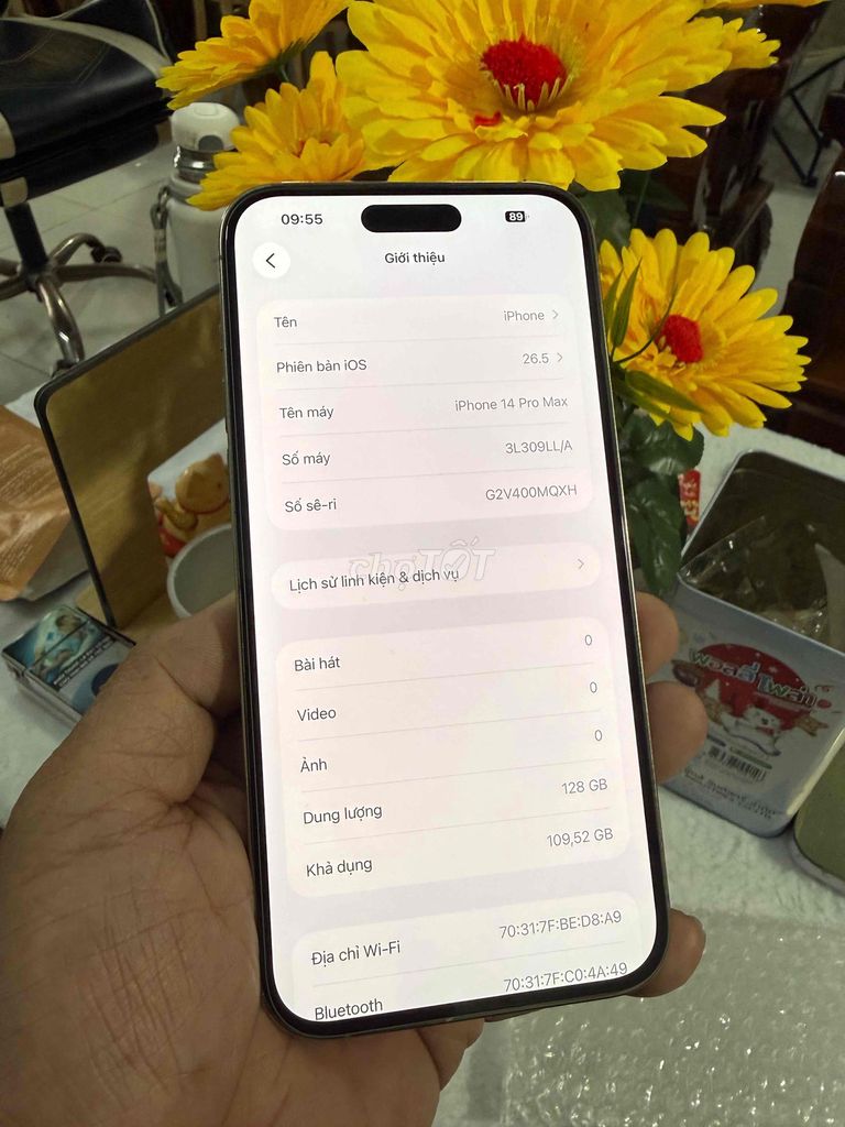 Apple iPhone 14 Pro Max 128GB Mỹ Like New. Mua bán Điện thoại tại Thành phố Biên Hòa Đồng Nai được đăng bởi thanh hình 1
