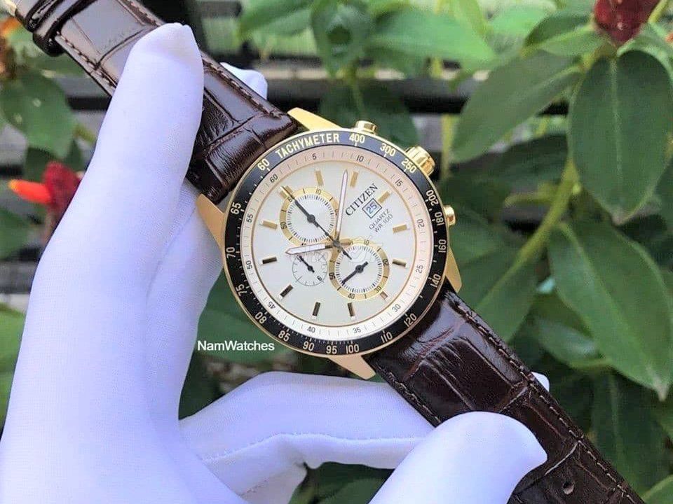 Đồng hồ Citizen Tachymeter Chronograph Gold. Mua bán Đồng hồ tại Quận Gò Vấp Tp Hồ Chí Minh được đăng bởi Nguyễn Thanh Nam hình 1