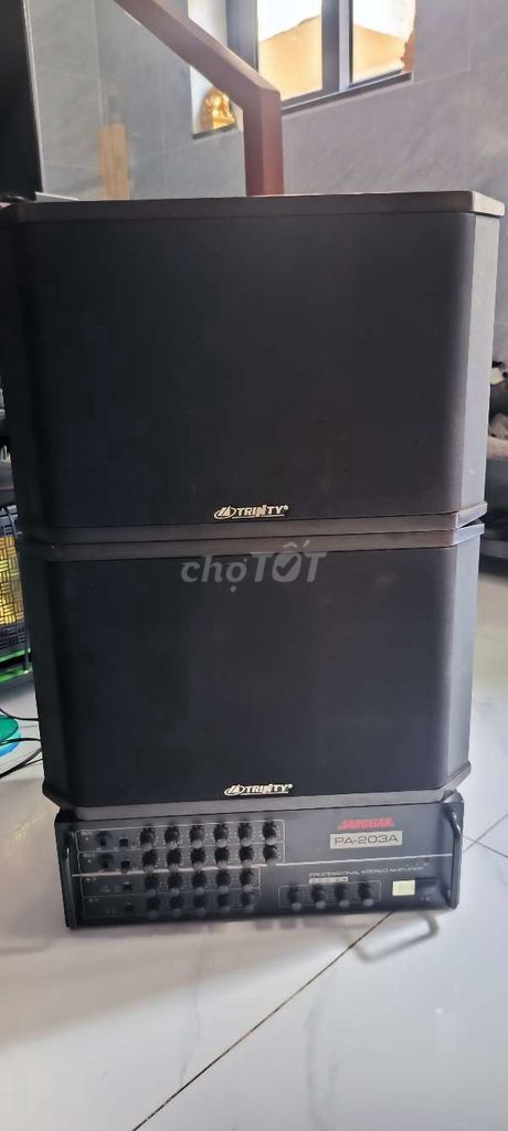 Dàn karaoke Trinity PA-203A Đen. Mua bán Tivi, Âm thanh tại Quận 3 Tp Hồ Chí Minh được đăng bởi ĐỒ CŨ GIÁ RẺ hình 1
