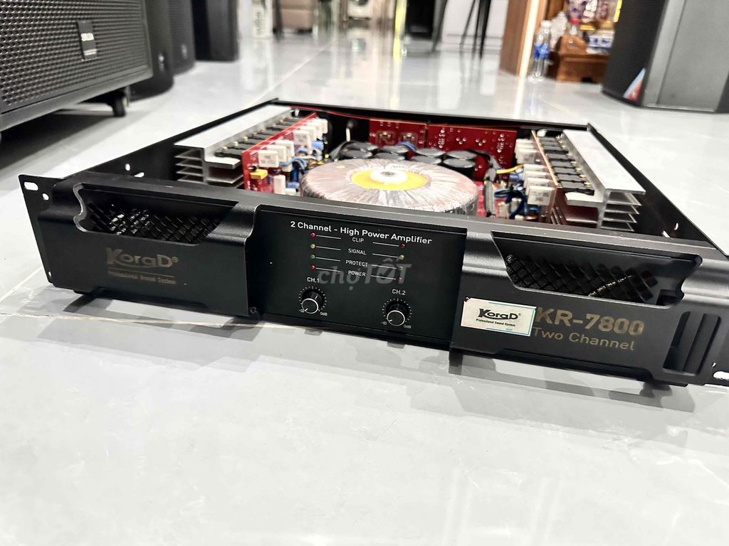 Cục đẩy KoraD KR-7800 2 kênh Đen. Mua bán Tivi, Âm thanh tại Thành phố Biên Hòa Đồng Nai được đăng bởi Vĩnh Quân audio hình 1