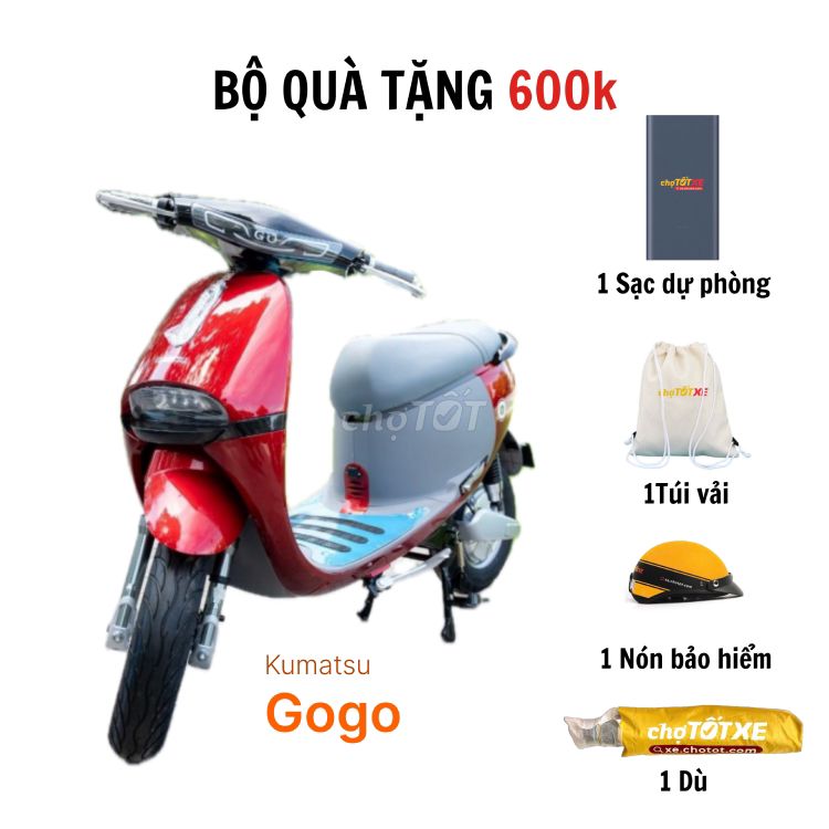 XE ĐIỆN KUMATSU GOGO 2024 ĐỎ CHERRY