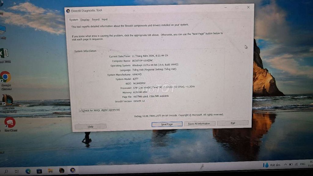 Laptop Lenovo 82TT i5 -1235U. Mua bán Laptop tại Quận Hai Bà Trưng Hà Nội được đăng bởi bùi hữu liêm  hình 1