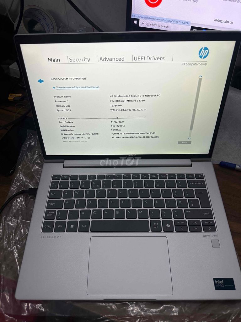 HP EliteBook 640 G11 - Ultra 5 135u 16 512 fhd+