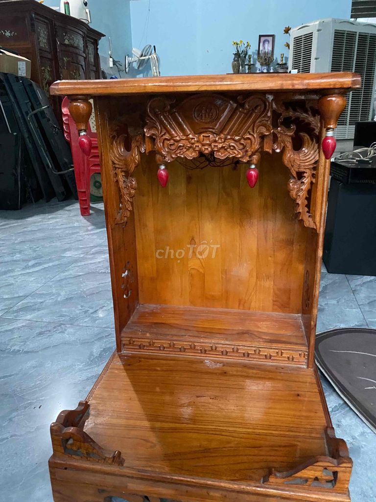 Bàn thờ Gỗ tự nhiên Nâu 47x49x69cm. Mua bán Nội thất, đồ gia dụng khác tại Quận 12 Tp Hồ Chí Minh được đăng bởi Vĩnh phat hình 1