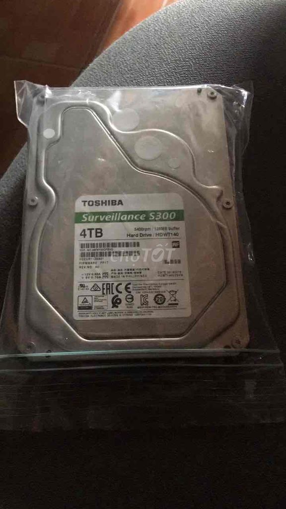 Ổ cứng Toshiba Surveillance S300 4TB. Mua bán Linh kiện (RAM, Card...) tại Quận Hoàng Mai Hà Nội được đăng bởi Nguyen thi hoa hình 1