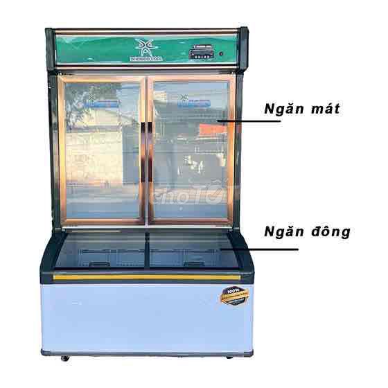 Tủ kết hợp đông mát cửa kính trưng bày HPKH-12MDCC