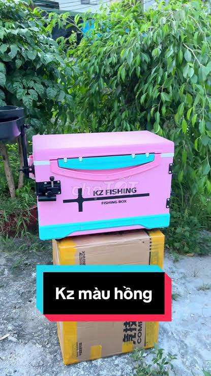 Thùng câu cá KZ FISHING Hồng có tựa Chưa sử dụng. Mua bán Đồ thể thao, Dã ngoại tại Thành phố Thủ Đức Tp Hồ Chí Minh được đăng bởi IT Support CN hình 1