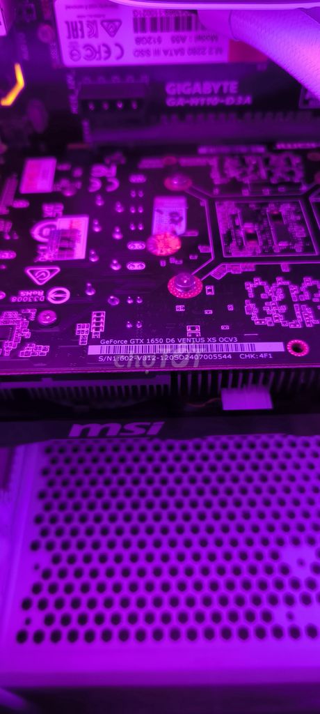MSI NVIDIA GeForce GTX 1650. Mua bán Linh kiện (RAM, Card...) tại Quận Tân Bình Tp Hồ Chí Minh được đăng bởi Meo Den hình 1